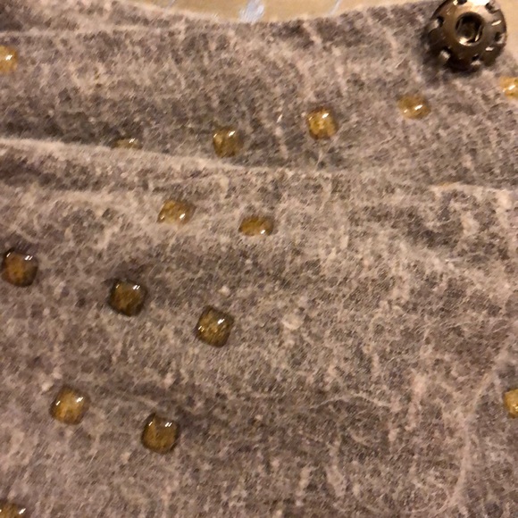 Designer wrap around alpaca asymmetric wool mini  skirt by Aviu_2 - Picture 7 of 7